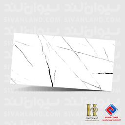 اسلب پرسلان مات هرمس (نوین سرام) طرح هلسینکی روشن- 160*80
