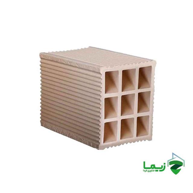 آجر سفال 15 خوش قالب (18.5*18.5*12.5)-عمده