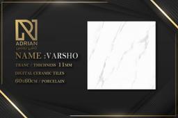 سرامیک 80*80خاک سفید درجه دو مدل ورشو براق