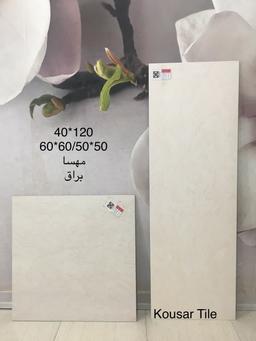 سرامیک 40*120 مهسا براق کوثر ابرکوه درجه2
